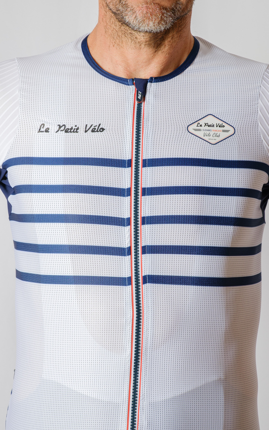Maillot vélo graphène "Le Marinière"