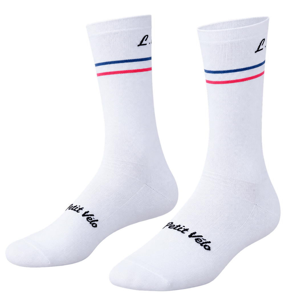 Chaussettes vélo "Mlle tricolore"