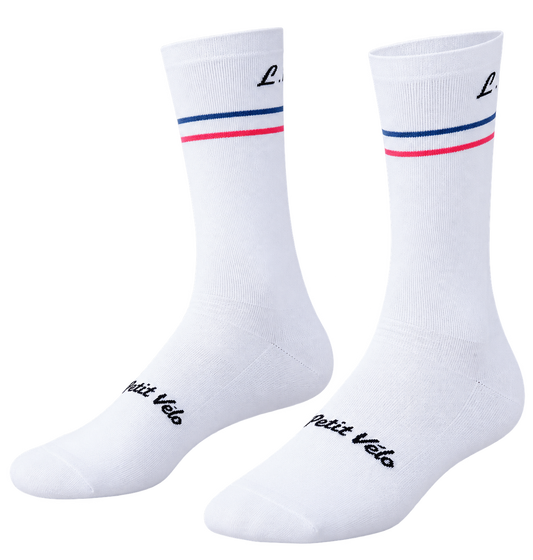 Chaussettes vélo "Mlle tricolore"