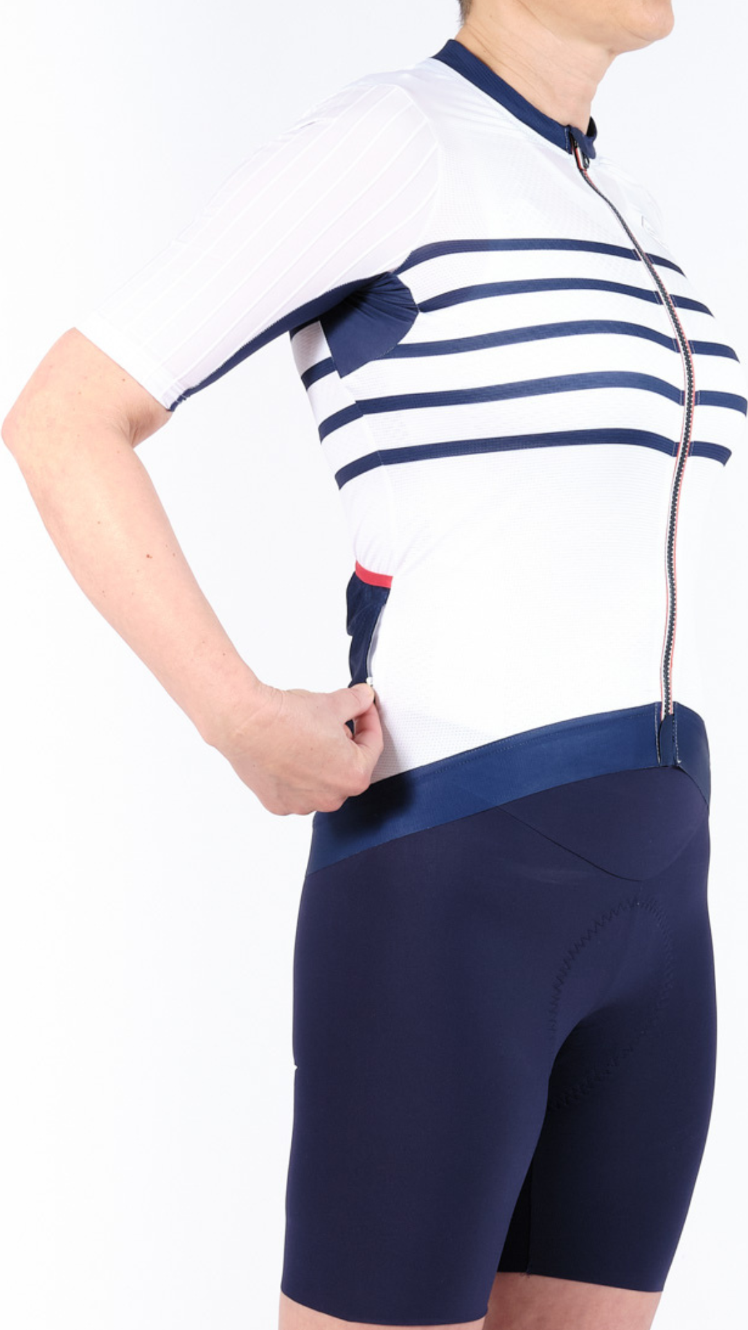 “Mlle Marinière” cycling jersey