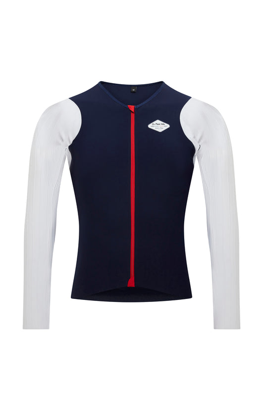 Maillot vélo manches longues Azur